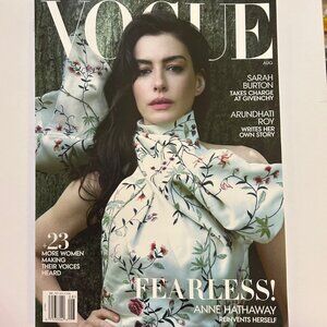 Vogue Magazine August 2025 Anne Hathaway